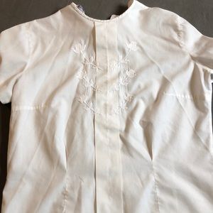 Vintage button down back blouse